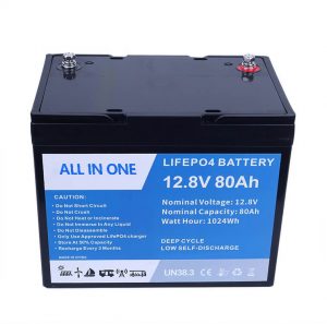 12.8V 80Ah punjiva baterija Baterija Litijum-jonska baterija