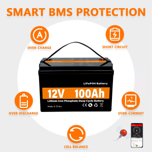 LiFePO4 baterija za pohranu solarne energije 12V 100Ah