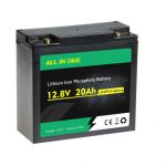 Punjiva Litijum -jonska baterija za duboki ciklus Lifepo4 12V 20AH OEM