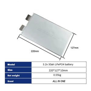 LiPO baterijske ćelije A klase 3.2V 30Ah